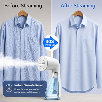 Steamer for Clothes, 1100W Handheld Portable Steamer, 120V Only
