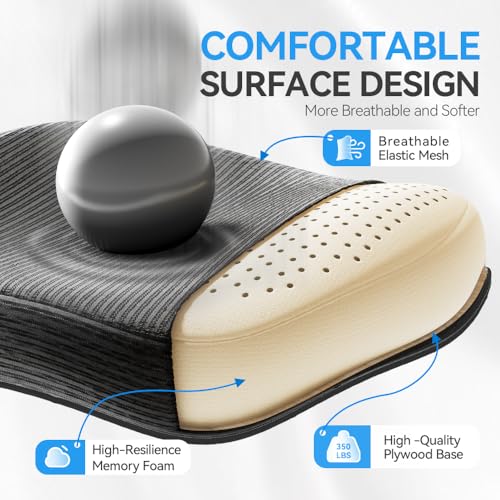 Ergonomic Office Chair, Mesh Home Office Desk Chairs with 3D Headrest