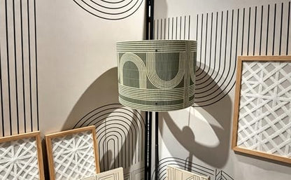 Modern lamp Shade Bamboo Material Art Deco 11.8 * 9.05Inch