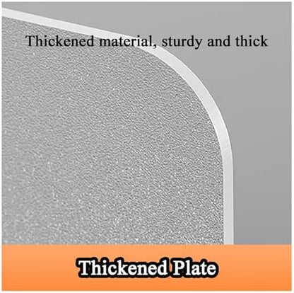Free Standing Desk Privacy Panel - Frosted Acrylic Divider for Office & Home - Portable Desktop Shield for Student Testing & Enhanced Privacy Protection