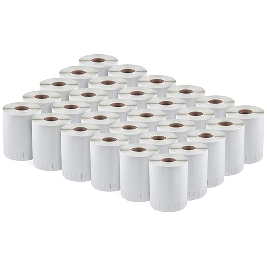 L LIKED 30 Rolls Compatible with Dymo 1744907 Internet Postage Labels 4" x 6" Shipping Labels Compatible with Rollo, DYMO 4XL & Zebra Desktop Printers (220 Labels Per Roll)