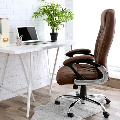 uxcell 4pcs Office Chair Arm Covers, Office Chair Armrest Covers Stretchable Computer Chair Arm Covers Protectors for Office Gaming Chair, Brown
