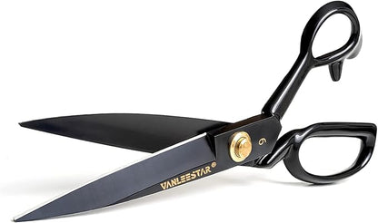 Sewing Scissors, 9 Inch Fabric Dressmaking Scissors Heavy Duty Shears Sharp Cutting for Cutting Fabric, Clothes, Leather, Raw Materials