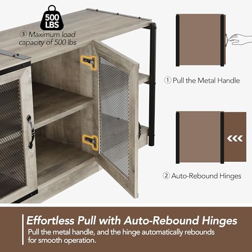Farmhouse TV Stand for 65/75 inches TVs