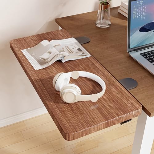 Brass,50 * 25,Ergonomics Desk Extender Tray, Clamp on Table Mount Arm Wrist Rest Shelf, Keyboard Drawer Tray, Computer Armrest Table Stand, 90° Foldable Computer Arm Rest for Desk