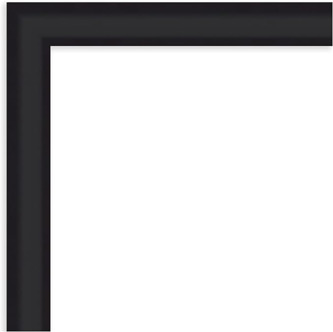Amanti Art Black Framed Magnetic Board 19x19 Small Vision Board for use with Magnets, 100% Metal Sheet to Display Items as Office Decor or for Home Organization in mudroom, Kitchen or Kids Room
