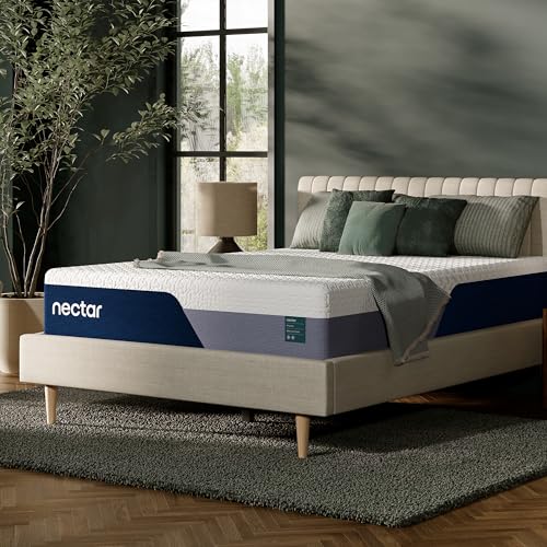 Nectar Premier 13” Memory Foam Mattress, King- Medium Firm, 1-Year Trial