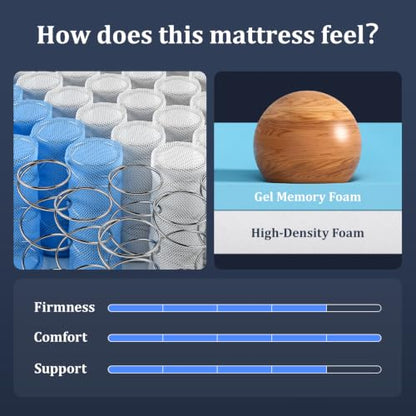 12 Inch Firm Full Hybrid Mattress in a Box