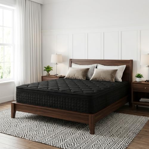 10 Inch King Size Mattress, Hybrid Memory Foam Mattress