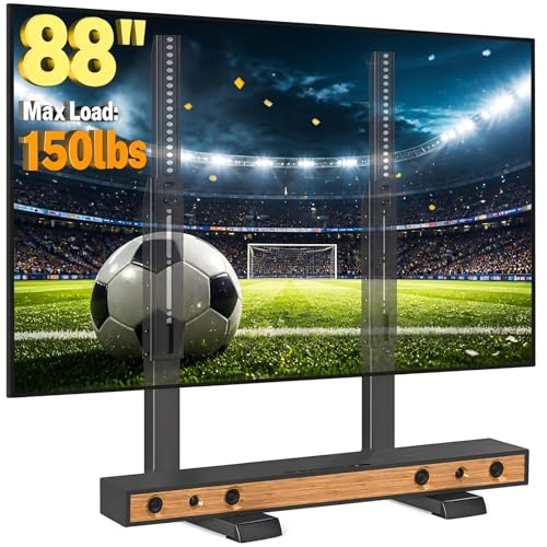Table Top TV Stand Universal for 35-88 Inch Flat & Curved TVs