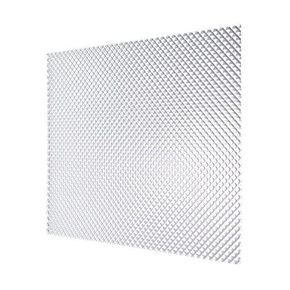 Lighting Panel Acrylic Cover - 2x2 Clear - Prismatic - 2 ft. x 2 ft. - 5 Pack – Fluorescent Light Covers for Kitchen