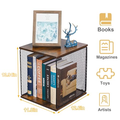 Dmevkic 3 Cube Vinyl Record Storage