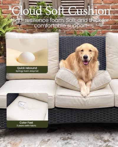 5 Pieces Outdoor Patio Furniture Set