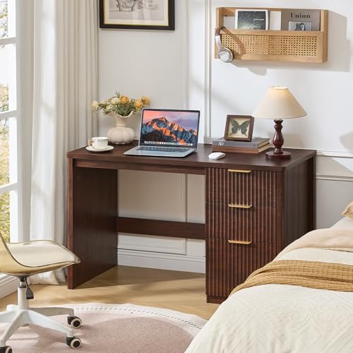 Office Desk 48" with 3 Drawers Storage File Cabinet