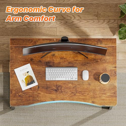 Folding Desk for Small Spaces, 31.5 Inch Foldable Computer Table