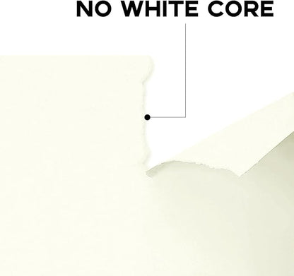 110lb Cream Cardstock, Goefun 100 Sheets Ivory Cardstock Paper 300 GSM Thick Paper for Printing, Invitations, Menus, Poster, DIY Card
