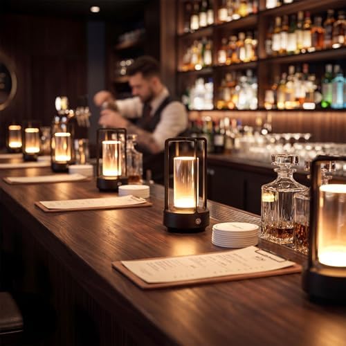 10 Pcs Portable Metal Table Lamps Bulk Cordless Table Lights Rechargeable