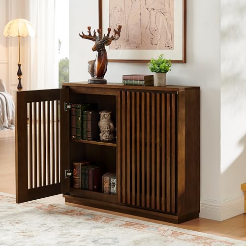 39" Mid Century Modern Sideboard Cabinet, Buffet Cabinet w/Storage