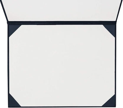 GraduationMall 8.5"x11" Smooth Padded Diploma Cover Certificate Holder Darkblue,1-Pack