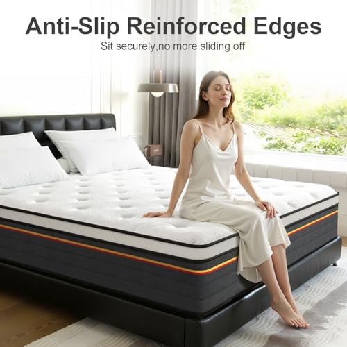 Full Size Mattress 12 Inch Hybrid Mattresses, Medium Firm