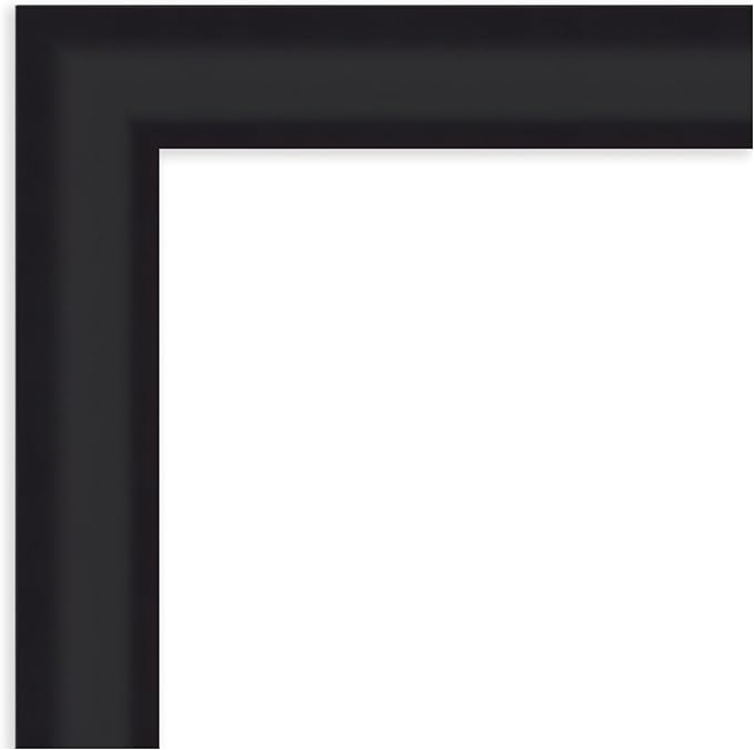 Amanti Art Black Framed Magnetic Board 29x45 Large Vision Board for use with Magnets, 100% Metal Sheet to Display Items as Office Decor or for Home Organization in mudroom, Kitchen or Kids Room
