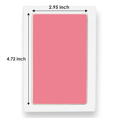 Large Clean Touch Ink Pad for Baby Handprints and Footprints – Inkless Infant Hand & Foot Stamp – Safe for Babies, Doesn’t Touch Skin – Perfect Family Memory or Gift, Pink Print Kit by Tiny Gifts