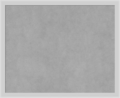 Amanti Art Silver Framed Magnetic Board 17x21 Small Vision Board for use with Magnets, 100% Metal Sheet to Display Items as Office Decor or for Home Organization in mudroom, Kitchen or Kids Room