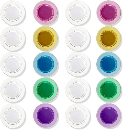 Magnets for Glass Whiteboard, Dry Erase Board, Large, Assorted Color 20 Pack (20PCS)