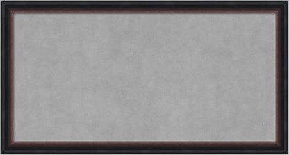 Amanti Art Black Framed Magnetic Board 14x26 Small Vision Board for use with Magnets, 100% Metal Sheet to Display Items as Office Decor or for Home Organization in mudroom, Kitchen or Kids Room