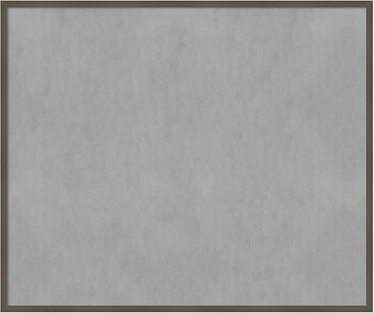 Amanti Art Grey Framed Magnetic Board 41x49 Oversize Vision Board for use with Magnets, 100% Metal Sheet to Display Items as Office Decor or for Home Organization in mudroom, Kitchen or Kids Room