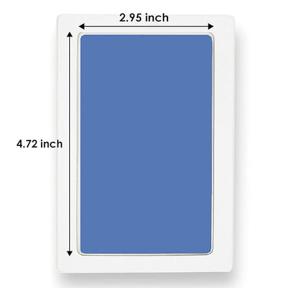 Large Clean Touch Ink Pad for Baby Handprints and Footprints – Inkless Infant Hand & Foot Stamp – Safe for Babies, Doesn’t Touch Skin – Perfect Family Memory or Gift, Blue Print Kit by Tiny Gifts
