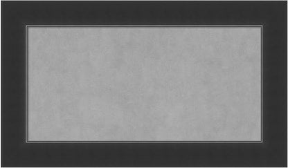 Amanti Art Black Framed Magnetic Board 17x29 Small Vision Board for use with Magnets, 100% Metal Sheet to Display Items as Office Decor or for Home Organization in mudroom, Kitchen or Kids Room