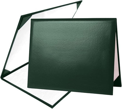 Diploma Cover 8.5” x11” Diploma Holder of Graduation Leatherette Padded Certificate（Tent Style