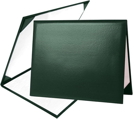 Diploma Cover 8.5” x11” Diploma Holder of Graduation Leatherette Padded Certificate（Tent Style),40-Pack