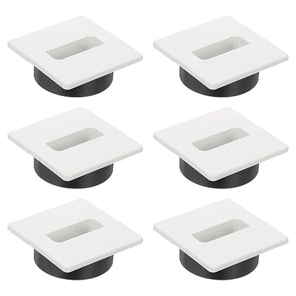PATIKIL 2.8inch Desk Grommet, 6Pcs Cable Grommet Wire Management Cable Hole Cover Cord Organizer for Office Home Table Countertop, White