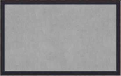 Amanti Art Black Framed Magnetic Board 27x43 Large Vision Board for use with Magnets, 100% Metal Sheet to Display Items as Office Decor or for Home Organization in mudroom, Kitchen or Kids Room