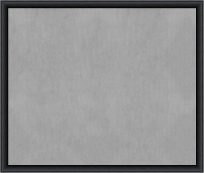 Amanti Art Black Framed Magnetic Board 43x51 Oversize Vision Board for use with Magnets, 100% Metal Sheet to Display Items as Office Decor or for Home Organization in mudroom, Kitchen or Kids Room