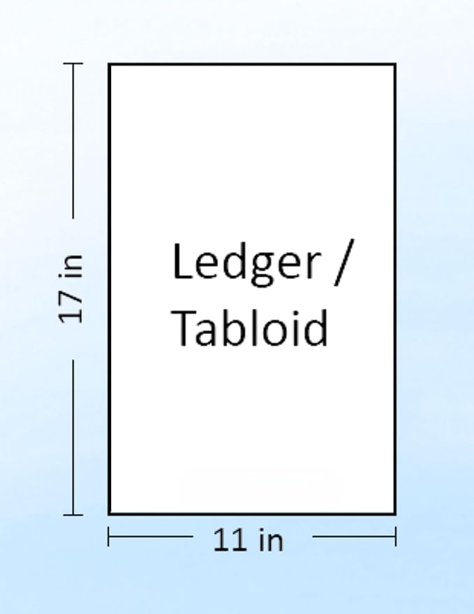 Limited Papers (TM) Colored Copy Paper – 24lb/60lb Text, 11"x17", Tabloid Size, 500 Sheets Per Ream. (5000, Cream)