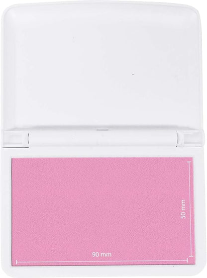 COLOP Make Series, Ink Stamp Pads, with Non-Toxic Premium Ink, Water-Based Acid-Free (Soft Pink, Make 1-1-15/16" x 3-1/2")