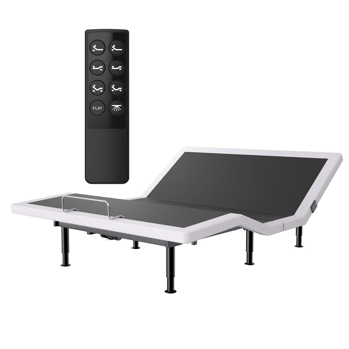 Adjustable Bed Frame King Size with Wireless Remote, Head Foot Incline, USB, Underbed Light - Heavy Duty Platform, Zero Gravity Bedframe