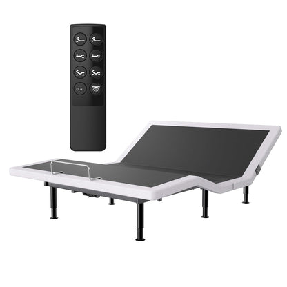Adjustable Bed Frame King Size with Wireless Remote, Head Foot Incline, USB, Underbed Light - Heavy Duty Platform, Zero Gravity Bedframe