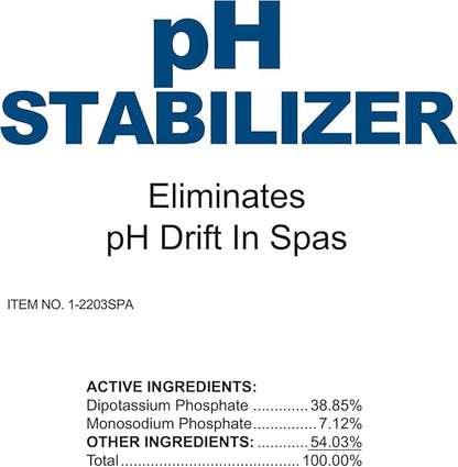 Pool Mate 1-Quart Premium pH Balancer for Hot Tubs, Stabilizes pH to The Correct Range, Made in USA