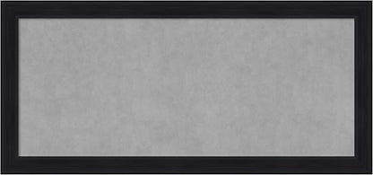 Amanti Art Black Framed Magnetic Board 25x53 Oversize Vision Board for use with Magnets, 100% Metal Sheet to Display Items as Office Decor or for Home Organization in mudroom, Kitchen or Kids Room