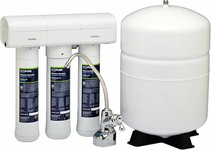 EcoPure Reverse Osmosis Filter Pair - Includes Pre/Post Filter Set (ECOROF) - Includes Service Reminder Tag - NSF Certified Authentic OEM Parts for ECOP30 RO Unit