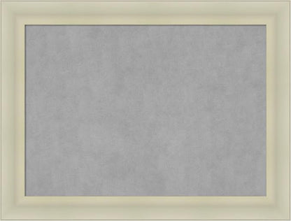 Amanti Art Silver Framed Magnetic Board 25x33 Medium Vision Board for use with Magnets, 100% Metal Sheet to Display Items as Office Decor or for Home Organization in mudroom, Kitchen or Kids Room