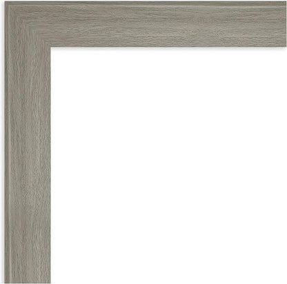 Amanti Art Grey Framed Magnetic Board 20x20 Small Vision Board for use with Magnets, 100% Metal Sheet to Display Items as Office Decor or for Home Organization in mudroom, Kitchen or Kids Room