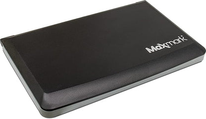 MaxMark Large Premium Magenta Purple Ink Stamp Pad -2-3/4" by 4-1/4" - Premium Quality Felt Pad