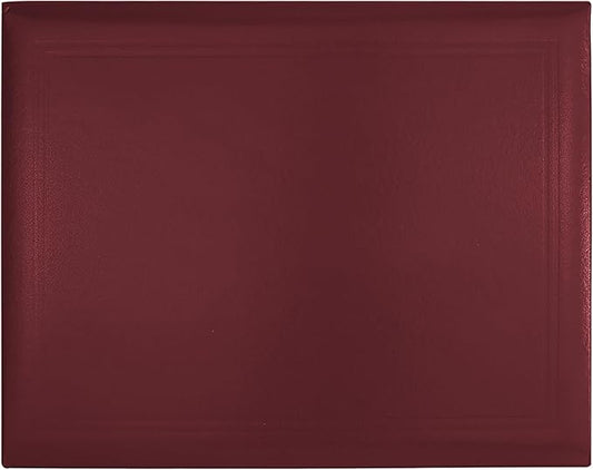GraduationMall 8.5"x11" Smooth Padded Diploma Cover Certificate Holder Maroon,2-Packs