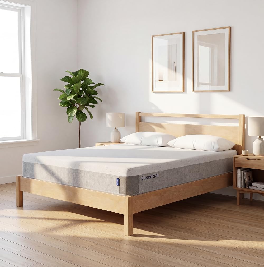 8 Inch King Size Memory Foam Mattress, Cooling Bamboo Cover Bed
