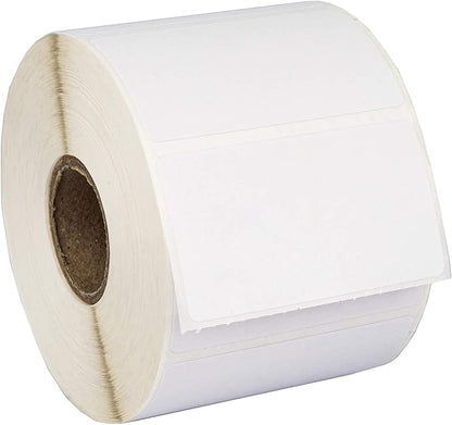 HOUSELABELS 2.25" x 1.25" Address Labels on 1" Core Compatible with Zebra and Rollo Printers, 16 Rolls / 1,000 Labels per Roll